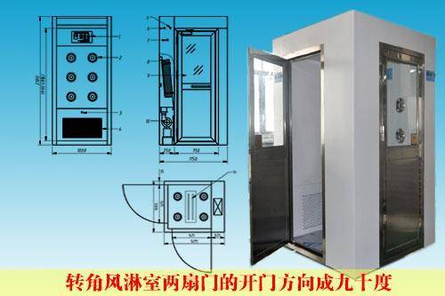 轉(zhuǎn)角風淋室